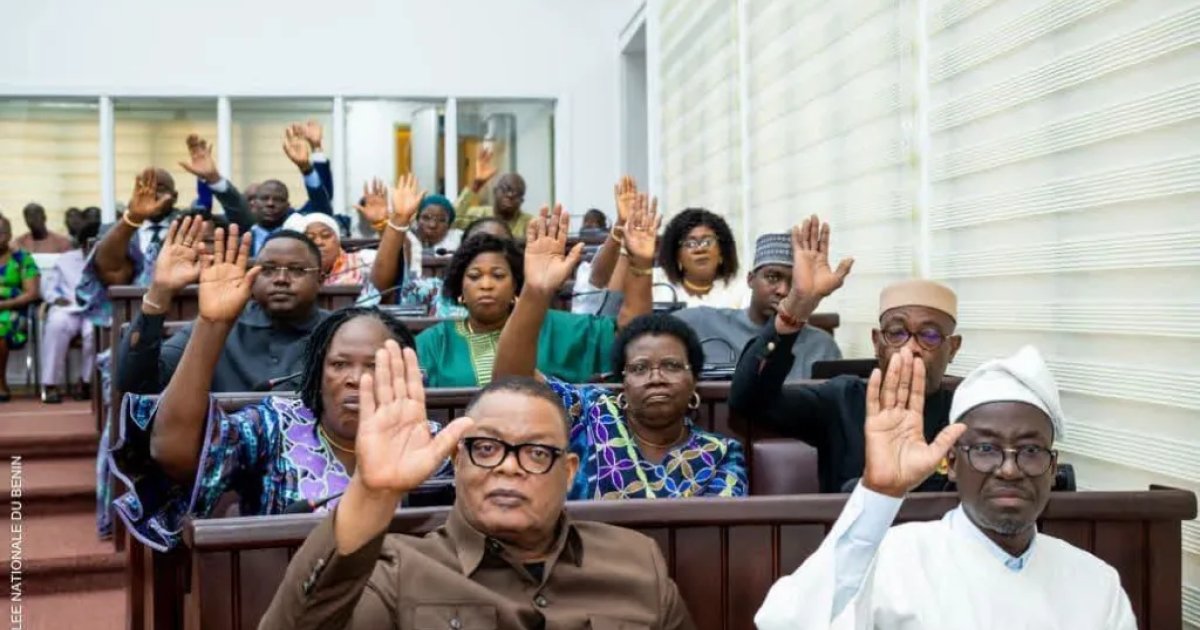 Les députés béninois en séance plénière ce mercredi à Porto-Novo