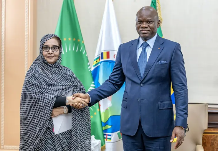 La Mauritanie sollicite l&rsquo;appui du Gabon pour sa candidature au poste de secrétaire général de l&rsquo;OIF