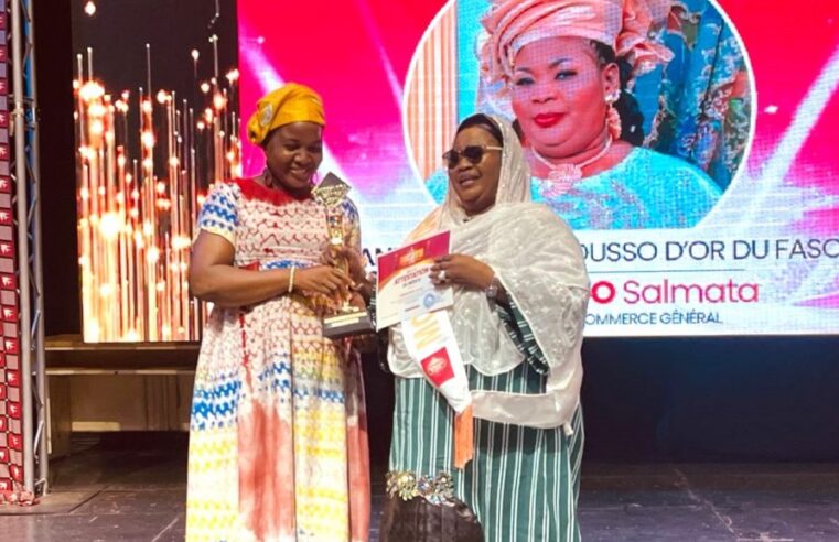 Mousso d&rsquo;Or 2026 : Salmata Sawadogo couronnée femme de l&rsquo;année au Burkina Faso