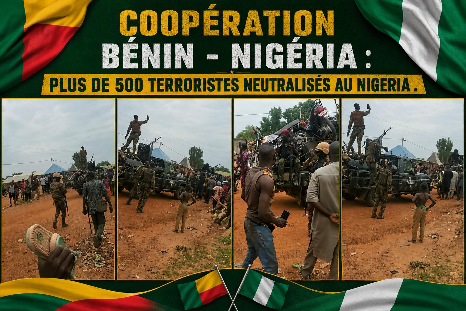 Opération militaire Nigeria Bénin : neutralisation record de terroristes à Babanna