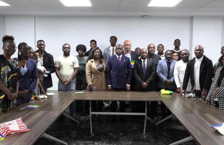 Hermann Immongault rencontre les Gabonais de Madagascar
