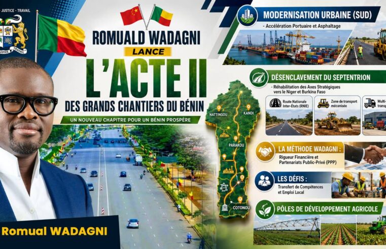 Romuald Wadagni relance les grands chantiers d&rsquo;infrastructures avec le soutien de la Chine