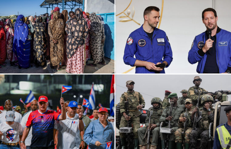 Questions d&rsquo;actualité : rdc, Soudan, mission spatiale et cuba en vedette