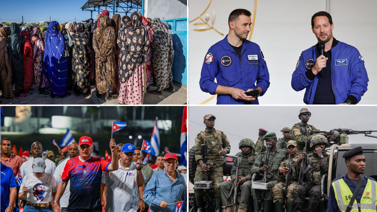 Questions d&rsquo;actualité : rdc, Soudan, mission spatiale et cuba en vedette