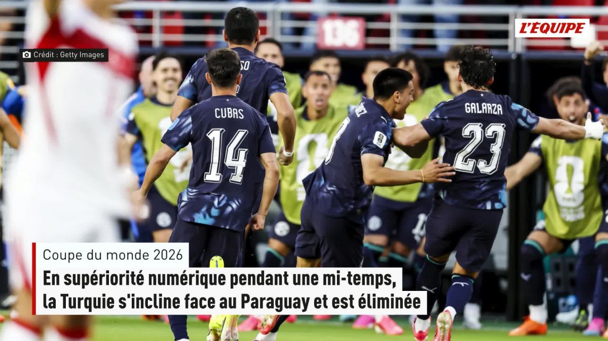 Turquie éliminée du Mondial 2026 : le Paraguay en profite malgré l&rsquo;infériorité numérique