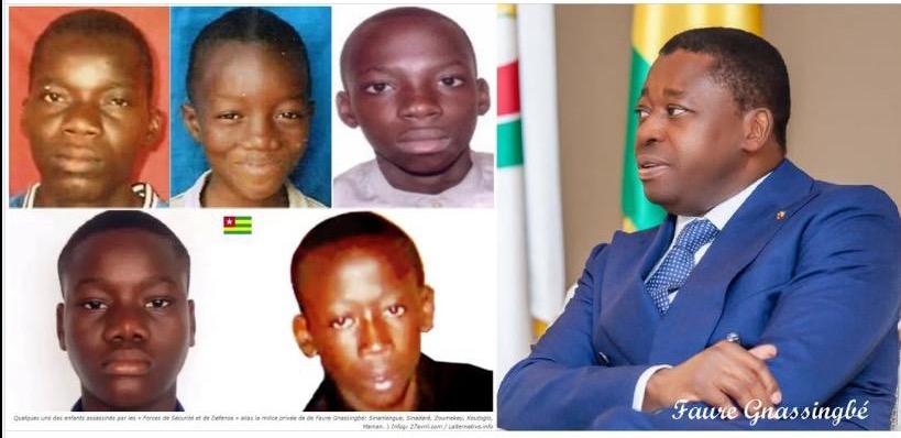 Togo : l&rsquo;impunité face aux enfants tués sous Faure Gnassingbé