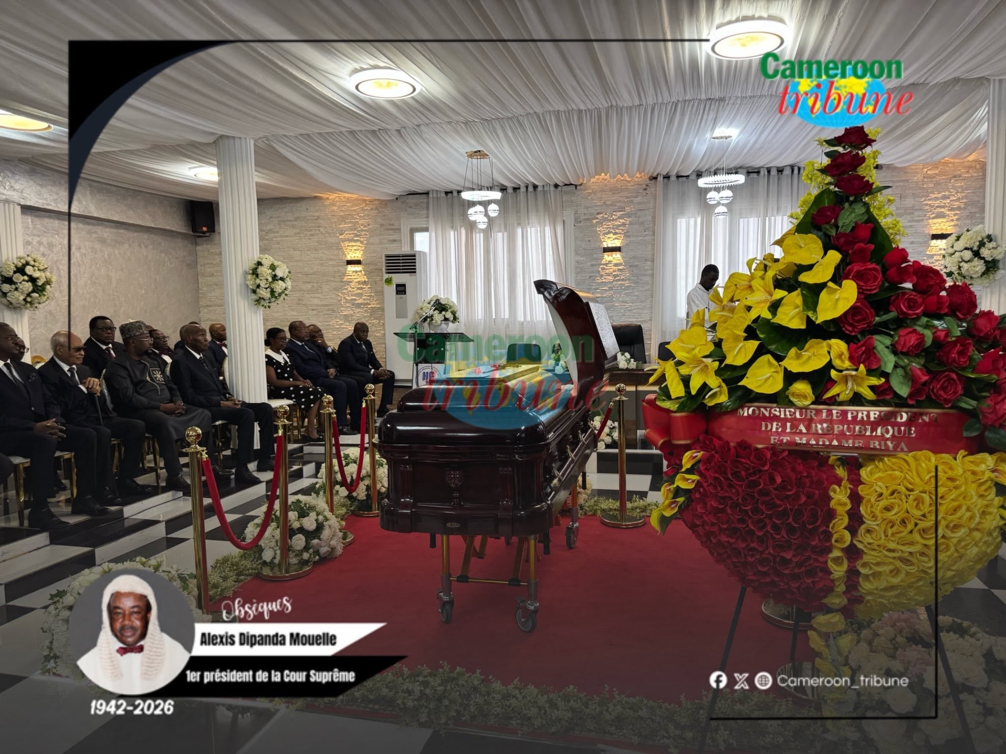 Dernier hommage à Alexis Dipanda Mouelle : les images de la levée de corps