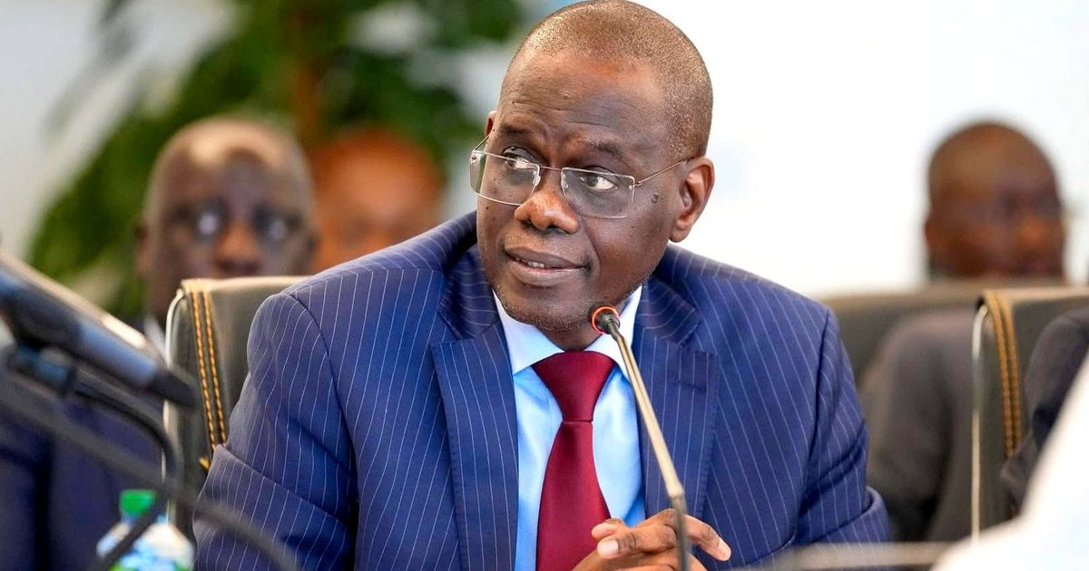 Portrait du Premier ministre sénégalais Ahmadou Al Amine Mohamed Lô