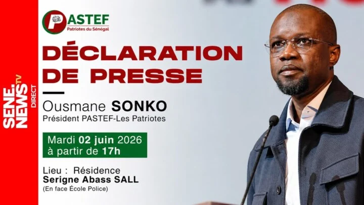 Ousmane Sonko s'exprime en direct après l'annonce du nouveau gouvernement sénégalais
