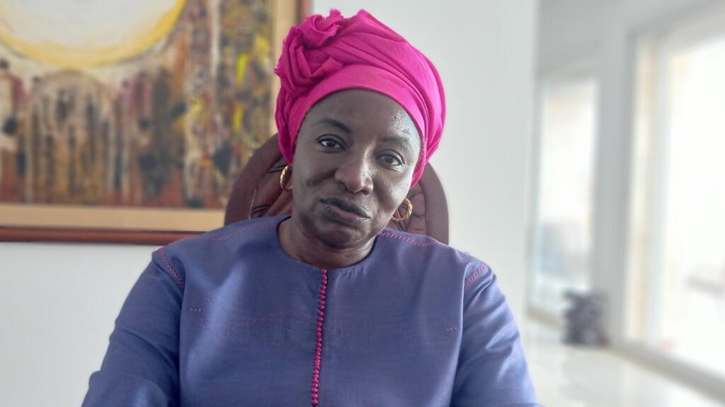 Aminata Touré à son domicile à Dakar