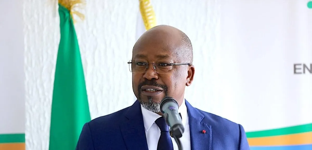 portrait de l'opposant gabonais Alain-Claude Bilie-By-Nze