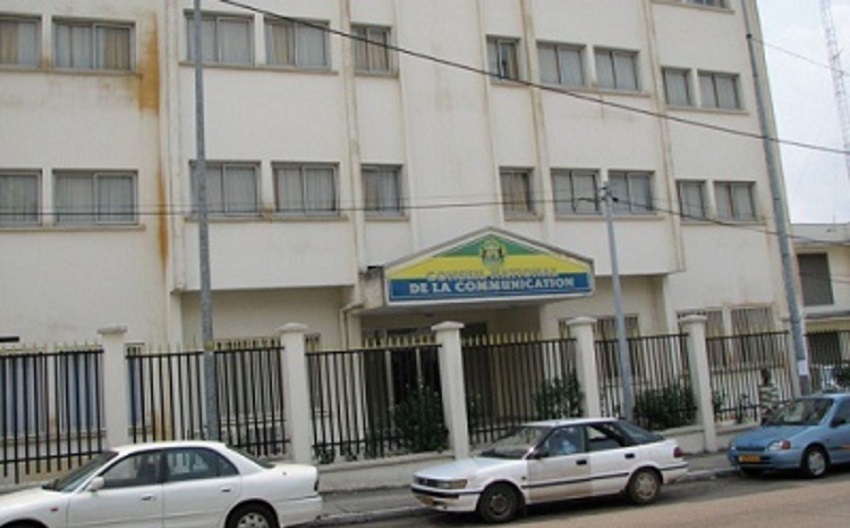 Bureaux de la Haute Autorité de la Communication au Gabon endommagés
