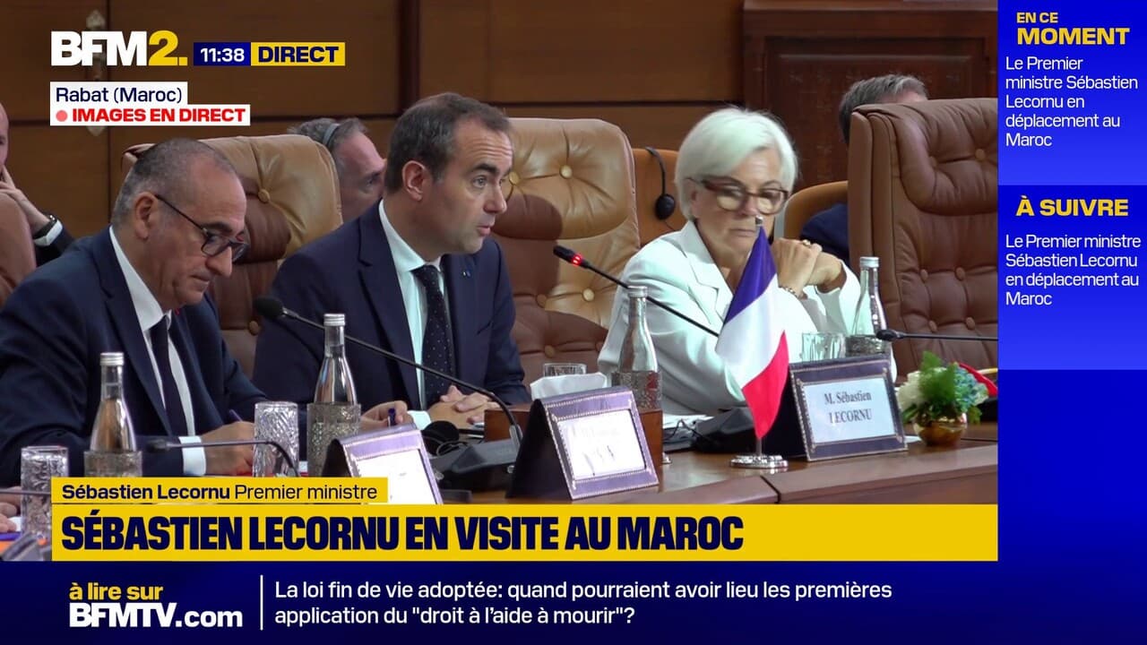 Depuis Rabat, Sébastien Lecornu veut « changer d&rsquo;échelle » dans la relation entre la France et le Maroc
