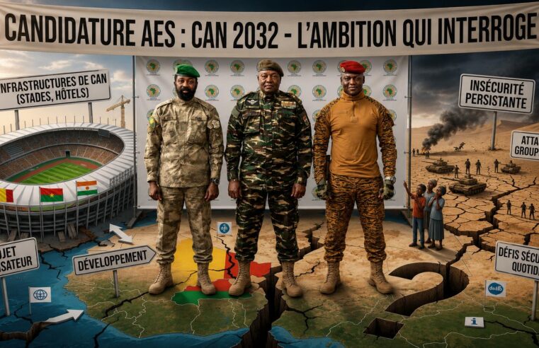 Burkina Faso, Mali et Niger candidats à la can 2032 : un pari audacieux face au défi sécuritaire