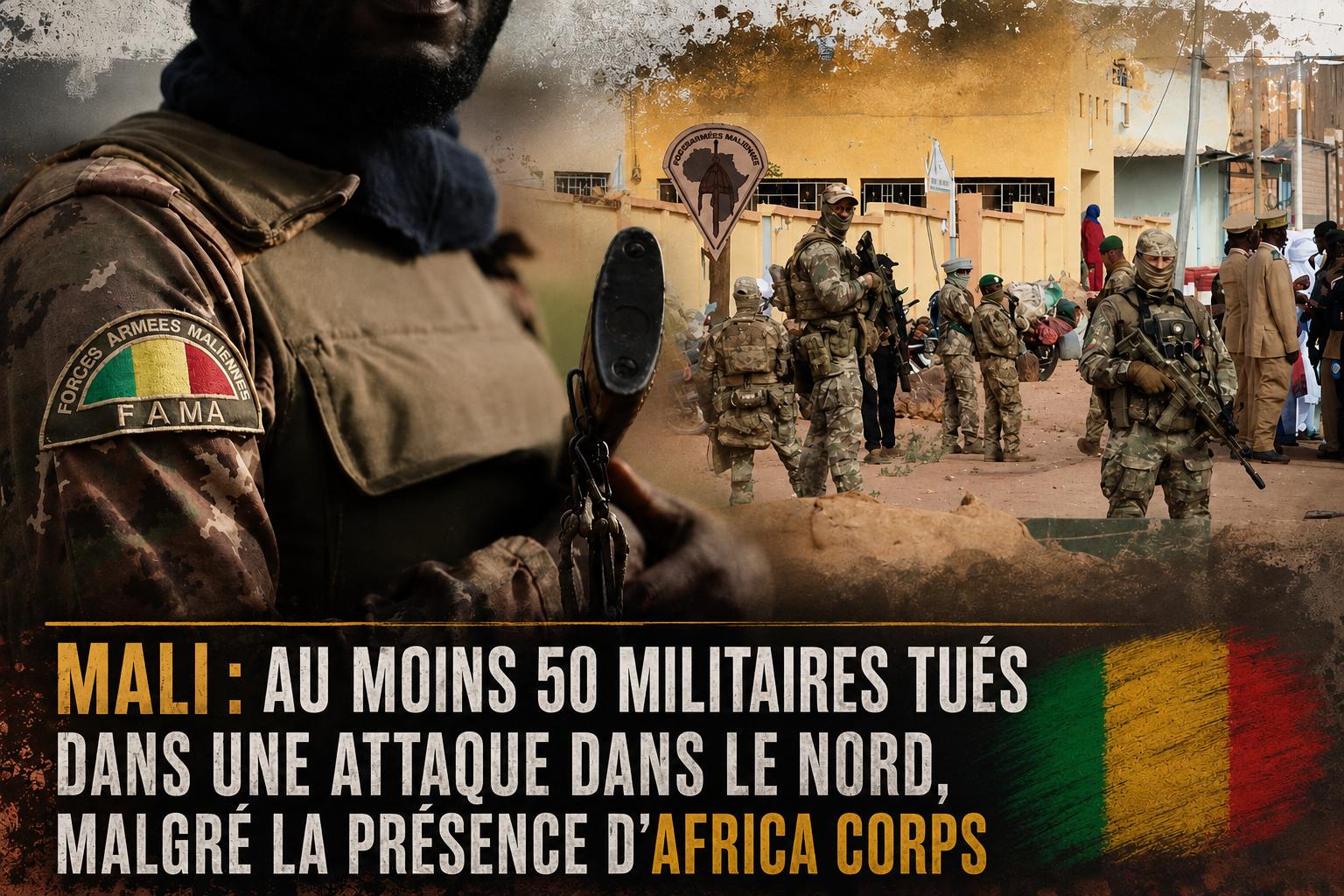 Mali : attaque meurtrière dans le nord, l&rsquo;efficacité d&rsquo;Africa corps en question