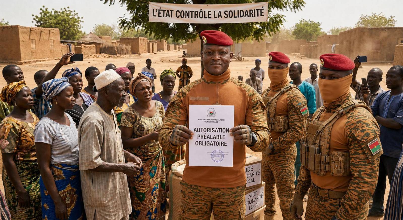 Au Burkina Faso, l&rsquo;état s&rsquo;accapare la solidarité