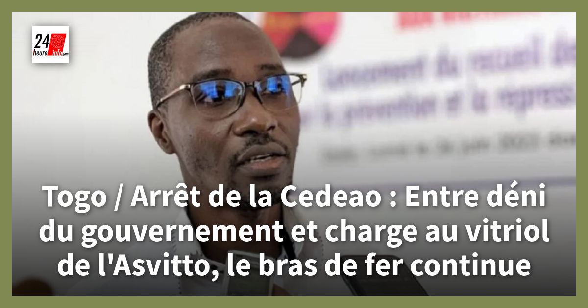 Togo : affronté à un conflit juridique autour de la décision de la CEDEAO