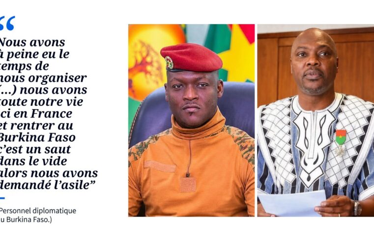 Diplomates burkinabè à Paris en quête de protection face à l&rsquo;instabilité politique