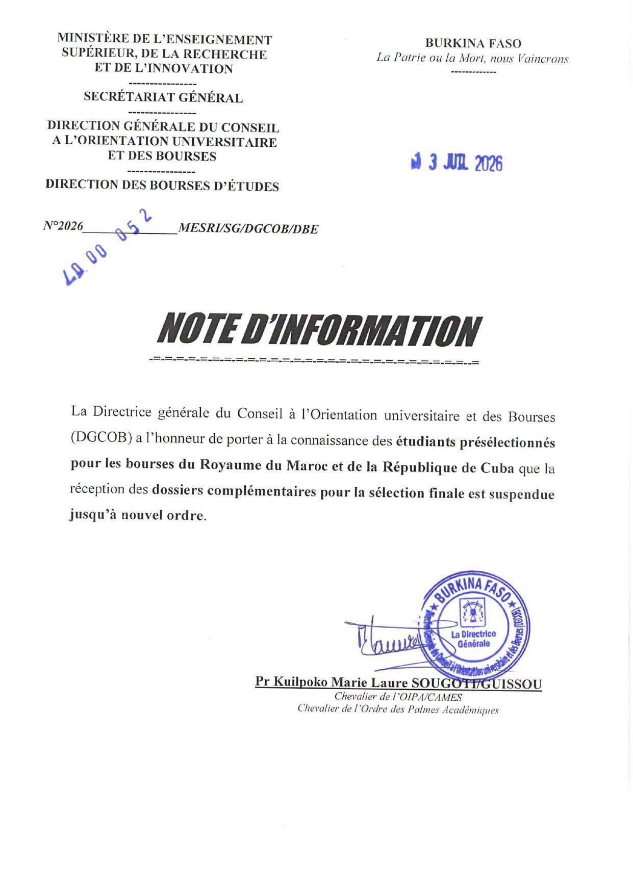 Burkina Faso : quand la junte de Traoré étrangle l&rsquo;avenir des étudiants