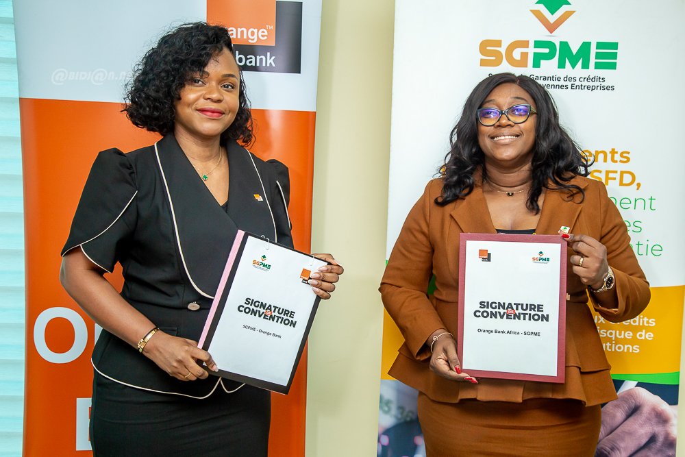 Orange Bank Africa et la SGPME mobilisent 17 milliards FCFA pour financer les PME et TPE en Côte d&rsquo;Ivoire