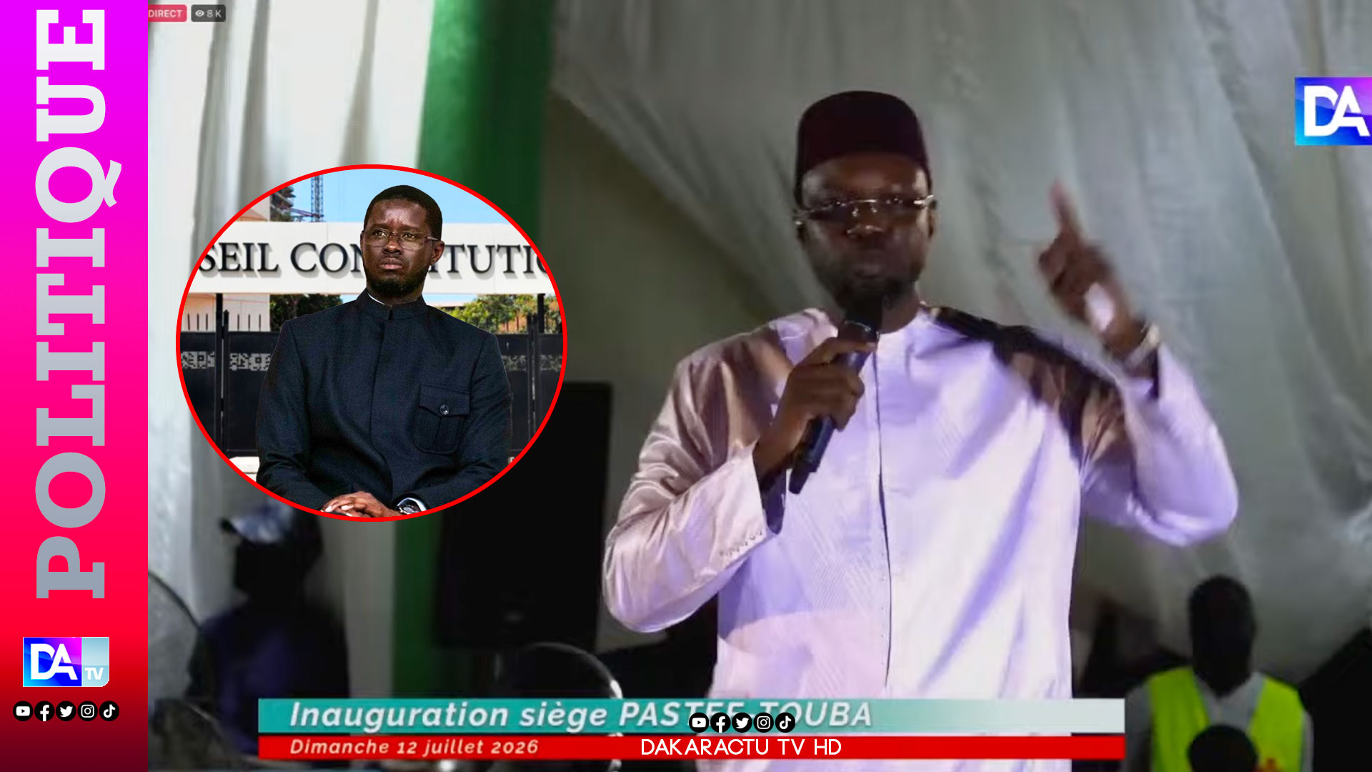Ousmane Sonko se montre fort face à Diomaye Faye : une tournure de la crise constitutionnelle au Mali