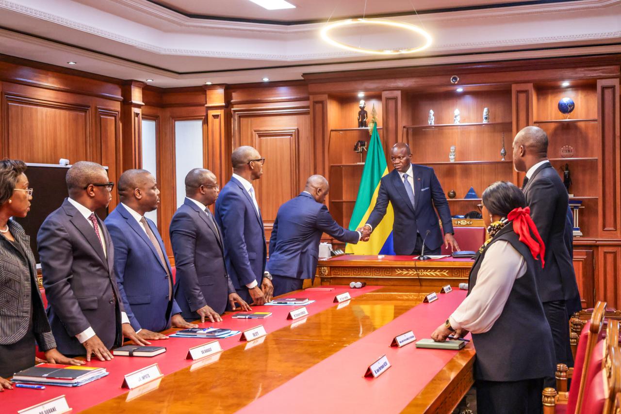 Gabon : tous les patrons des régies financières chez Oligui Nguema pour un conseil de cabinet exceptionnel