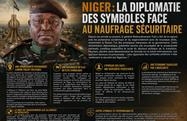 Niger : entre souveraineté affichée et insécurité persistante
