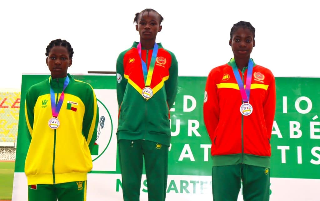 Burkina Faso Dominique aux Championnats U18 et U20 des Cinq Nations