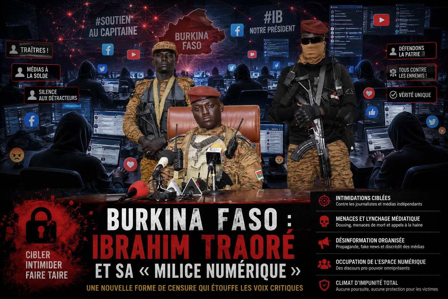 Burkina Faso : quand les réseaux sociaux deviennent une arme contre la presse