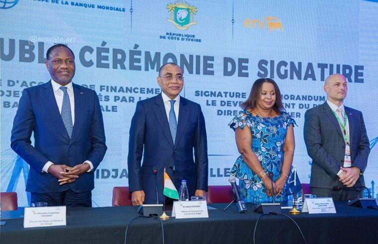 Côte d&rsquo;Ivoire : la Banque mondiale mobilise 525 milliards FCFA pour accélérer le développement et la transition énergétique du pays