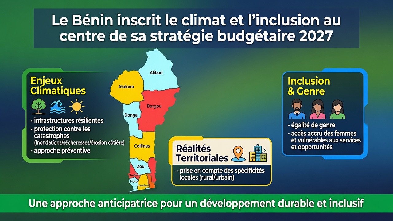 Bénin : une vision budgétaire ambitieuse pour 2027 axée sur climat et inclusion