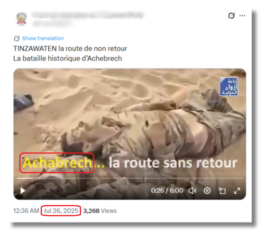 Ce document mis en ligne par l'un des mouvements armés du Nord du Mali montre les soldats russes tués en 2024 dans le secteur de Tinzaouatène.