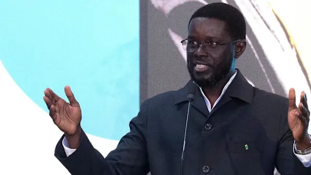 Président Bassirou Diomaye Faye lors d'un événement officiel