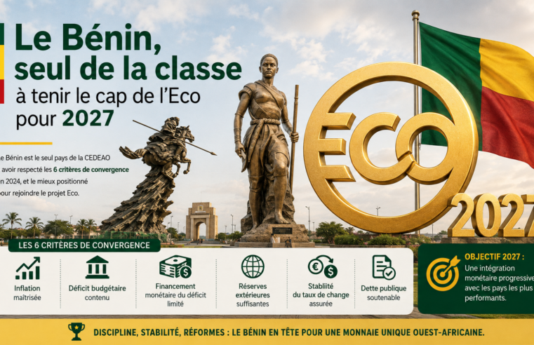Le Bénin en tête pour l&rsquo;intégration à l&rsquo;eco en 2027