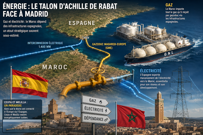 Maroc-Espagne : quand la dépendance énergétique redessine les rapports de force