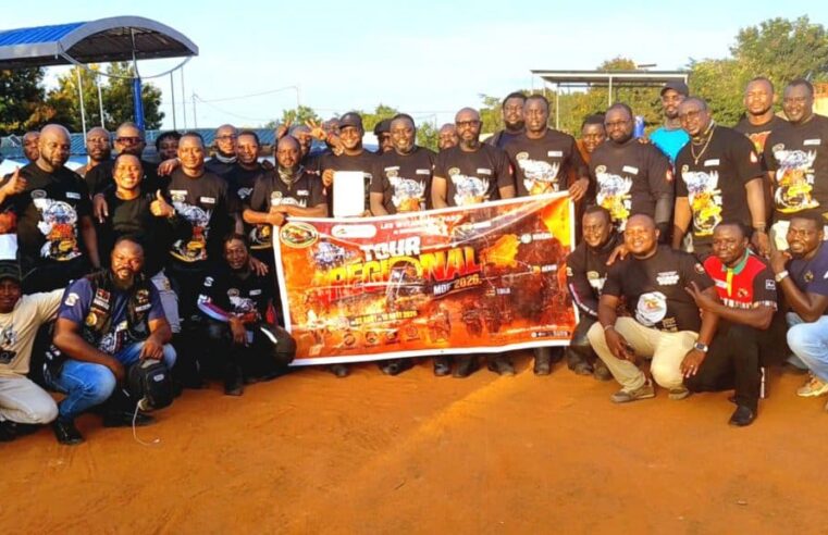 Les motards du faso bouclent leur tour de 3 000 km au Burkina Faso