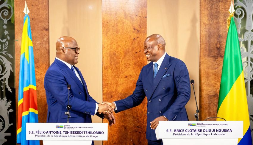 Gabon et rdc renforcent leur coopération lors de la visite historique de tshisekedi