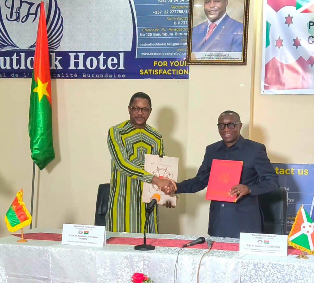 Accords diplomatiques renforcés entre le Burkina Faso et le Burundi