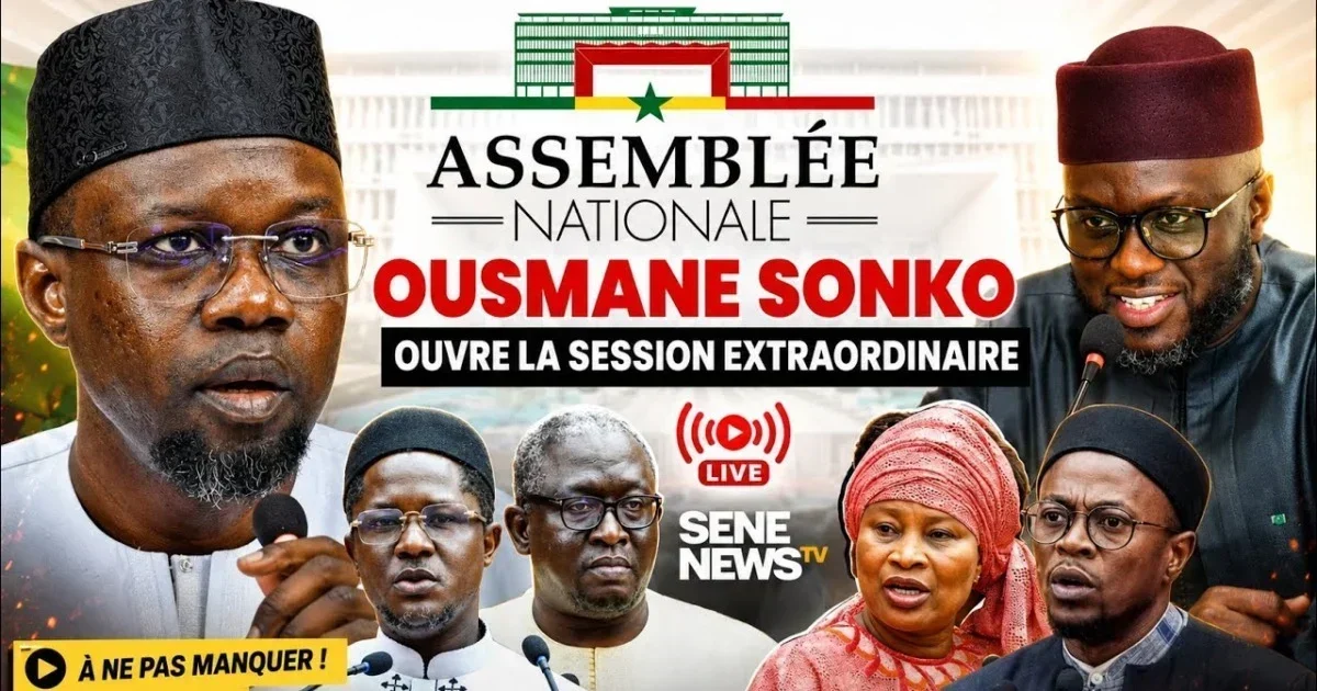 Assemblée nationale : la session extraordinaire débutée sous le signe des enquêtes de Sonko