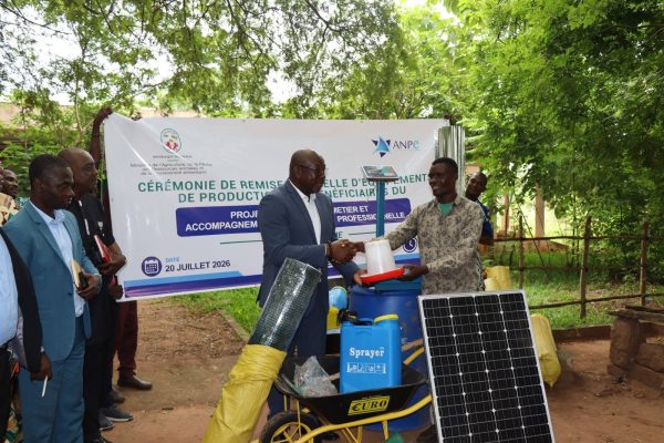 Togo : 50 jeunes entrepreneurs agropastoraux équipés à Kpomé pour booster l’emploi
