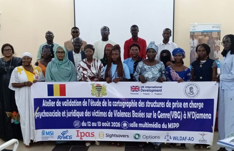 Vbg : validation prochaine d&rsquo;une cartographie des services d&rsquo;aide au Tchad