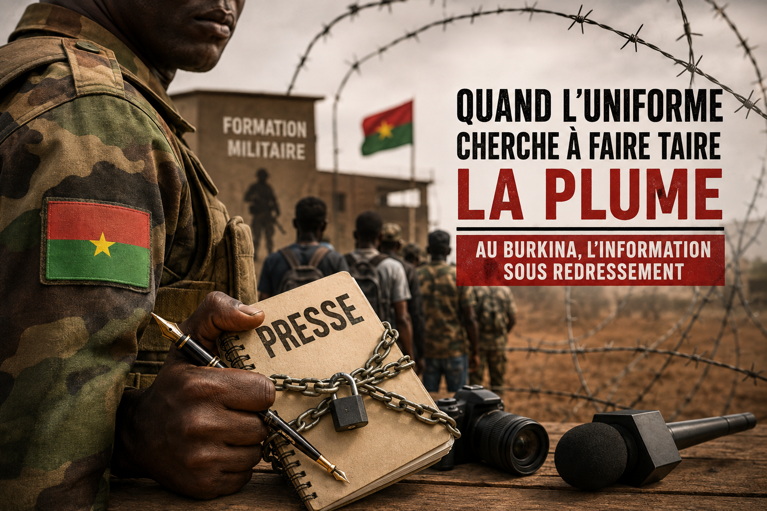 Au Burkina Faso, quand l&rsquo;information devient otage de l&rsquo;uniforme