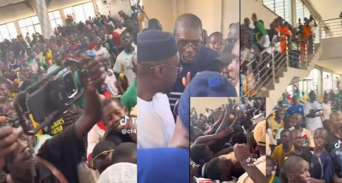 mobilisation populaire à Louga : Ousmane Sonko accueilli par une foule enthousiaste à Koki