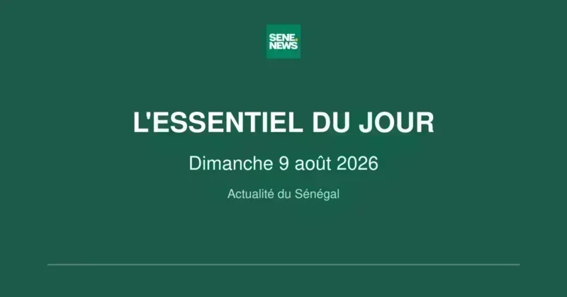 Actu Sénégal : meeting de Sonko, intempéries et financement Actualité du Sénégal : meeting politique à Linguère et intempéries