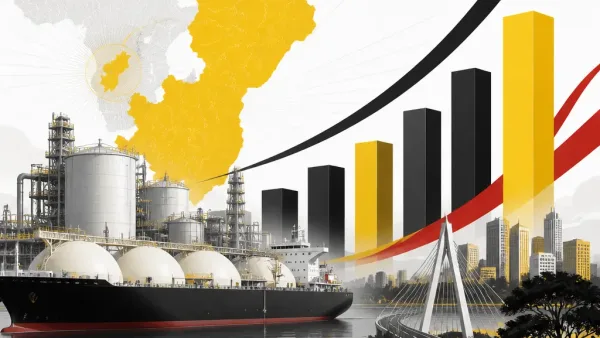 Illustration représentant une croissance économique stable