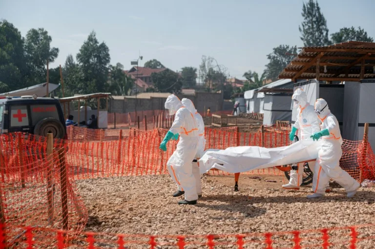 Illustration de la propagation de l'épidémie d'Ebola en RDC