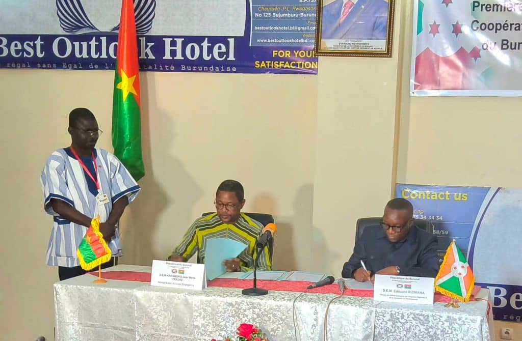 Signature d'accords entre le Burkina Faso et le Burundi