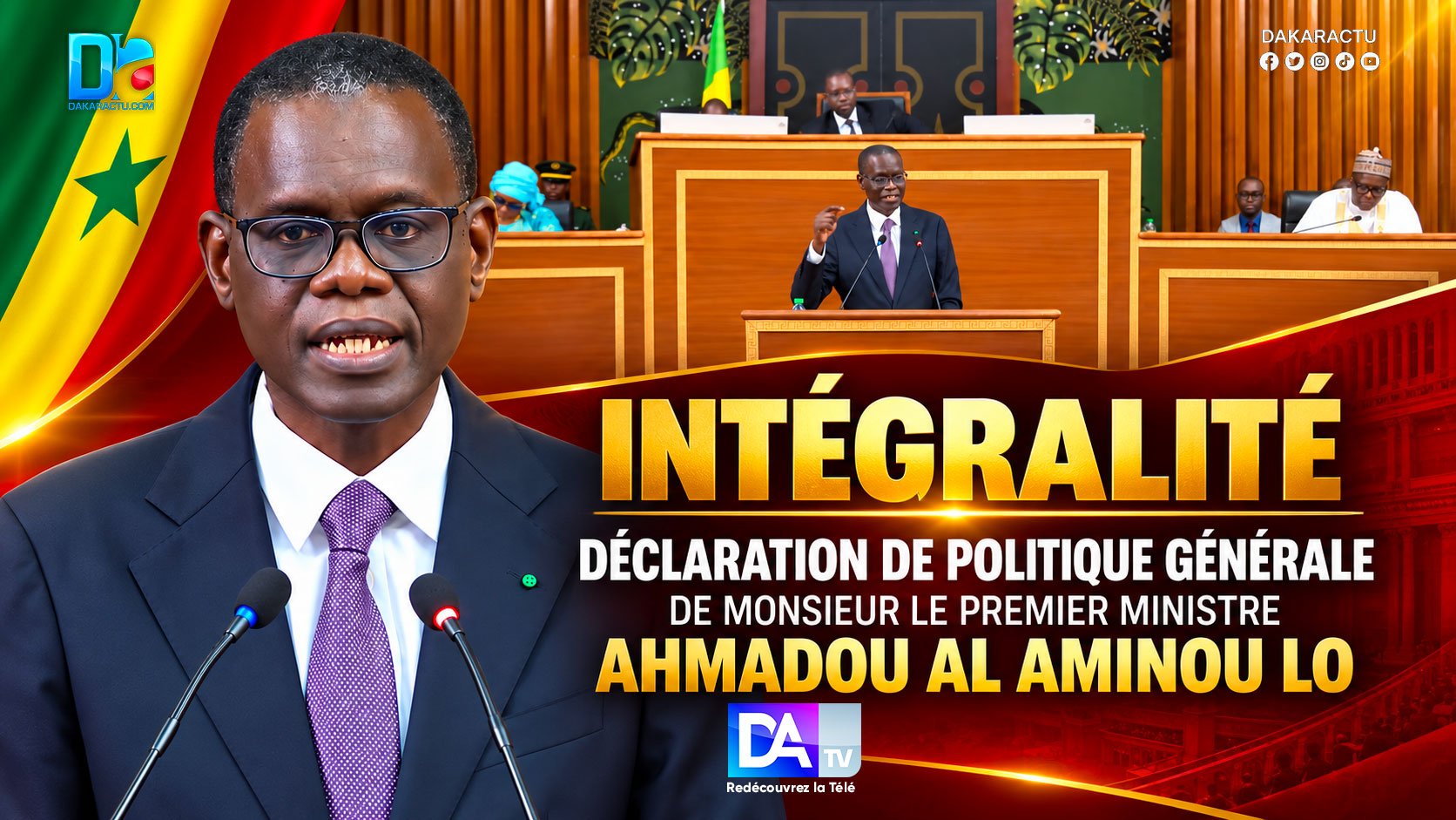 Poursuivre la trajectoire et affiner la méthode, le cap du Premier ministre Ahmadou Alhaminou Lo