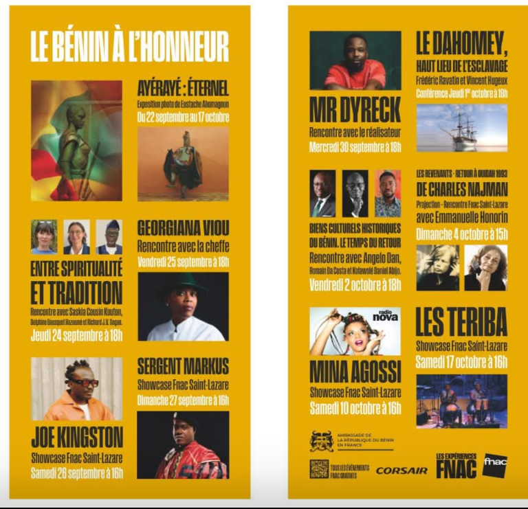 Le Bénin s&rsquo;expose à la Fnac Saint-Lazare : un mois de culture béninoise à Paris