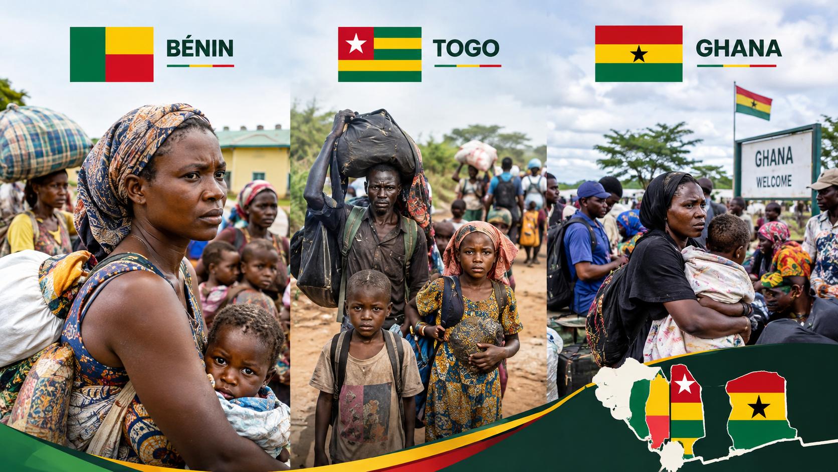 Bénin, Ghana, Togo : trois accords pour encadrer un retour sûr des réfugiés burkinabè